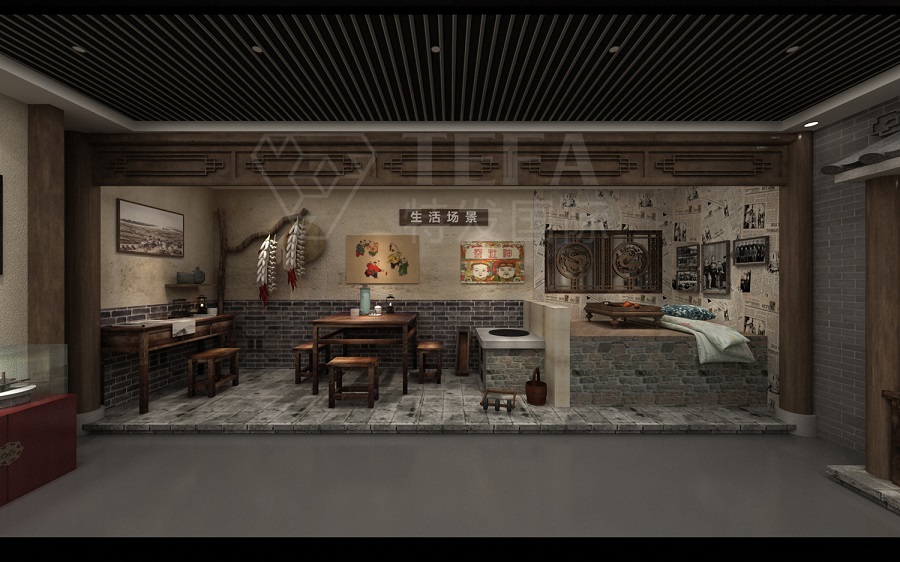 過去鄉(xiāng)村生活場景